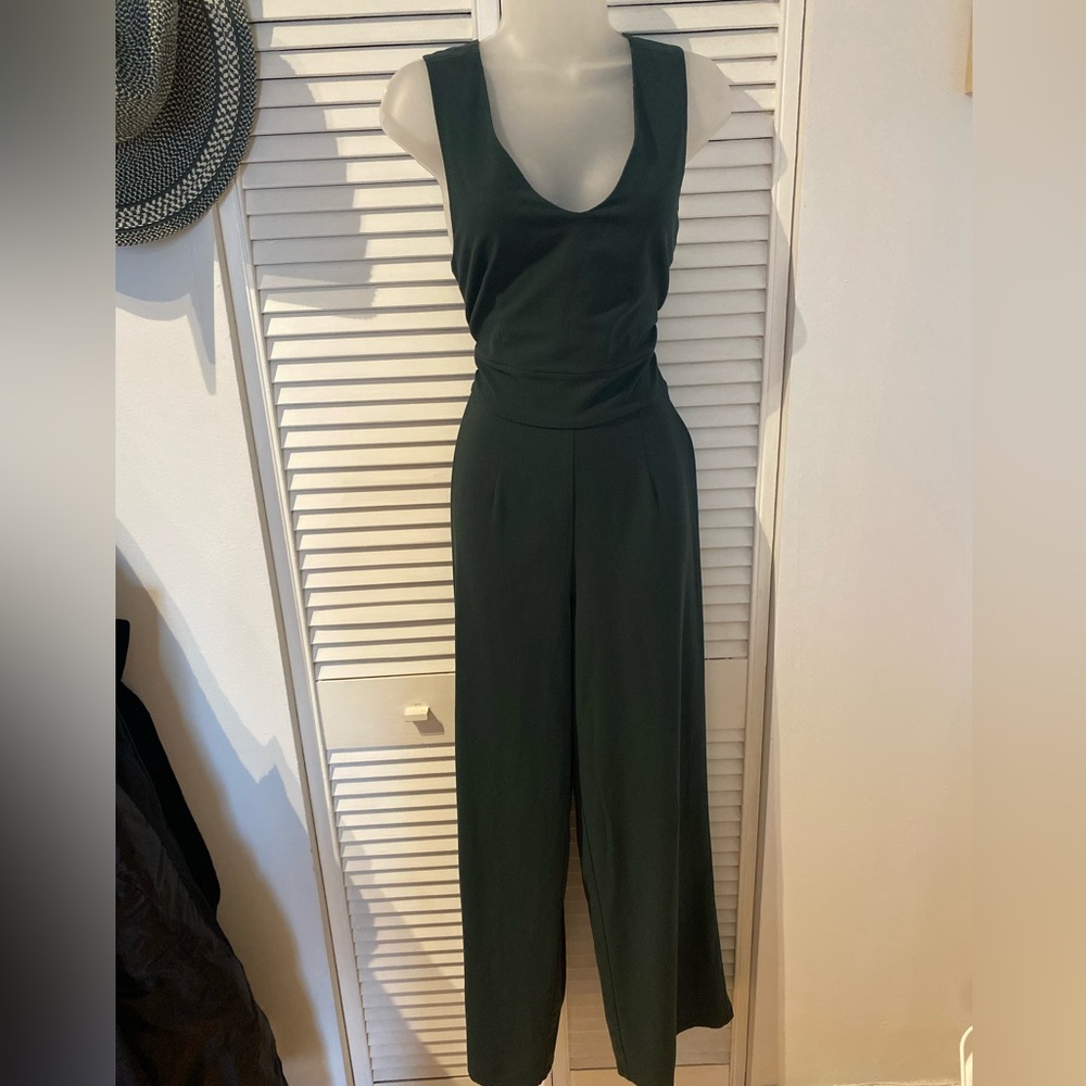 Chic Forest Green Jumpsuit